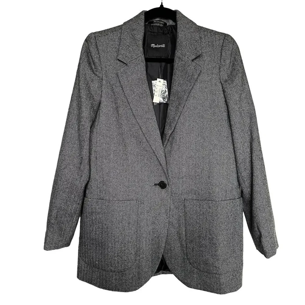 Madewell Larsen Blazer Herringbone - Picture 5 of 11